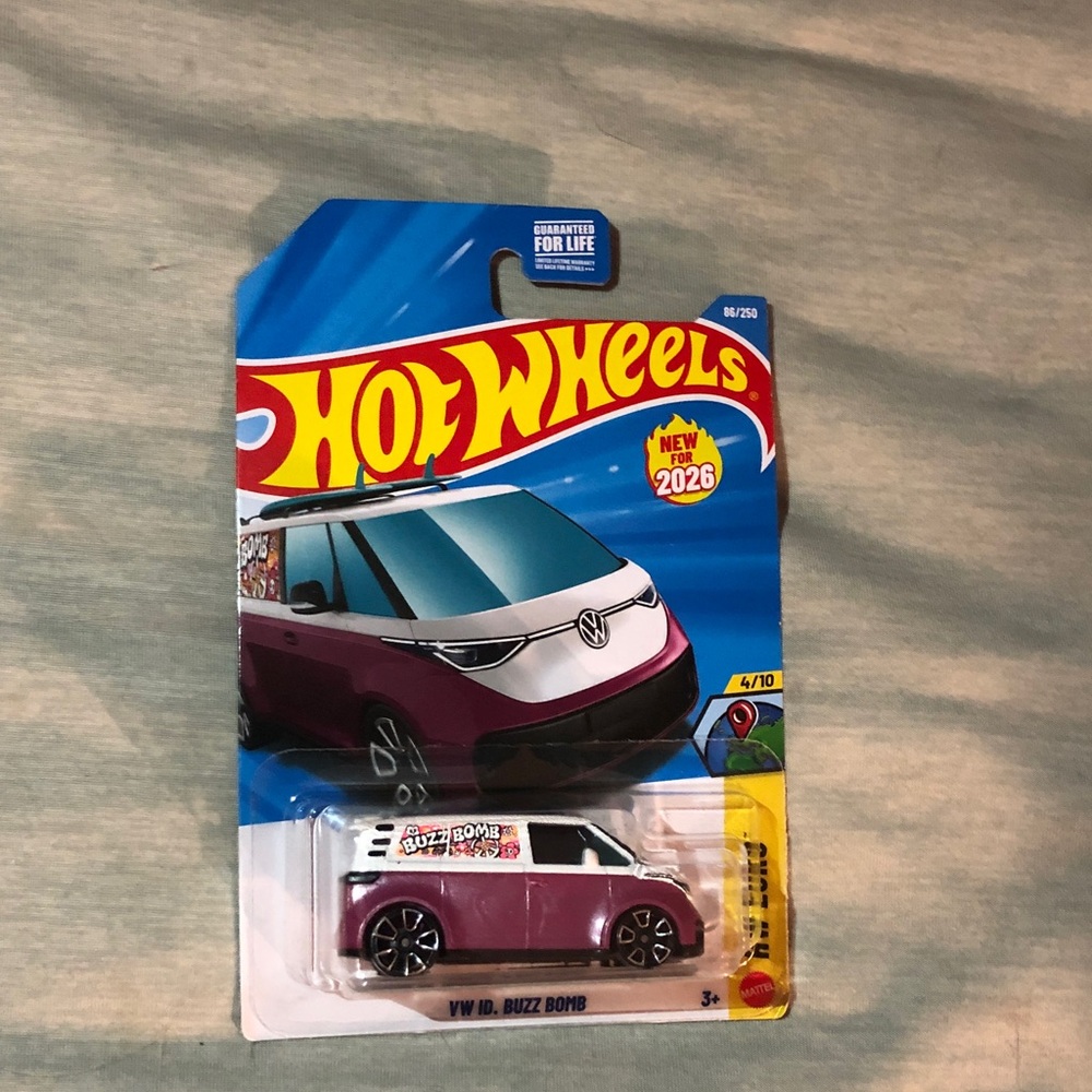 Pink VW ID. Buzz Bomb Toy Car